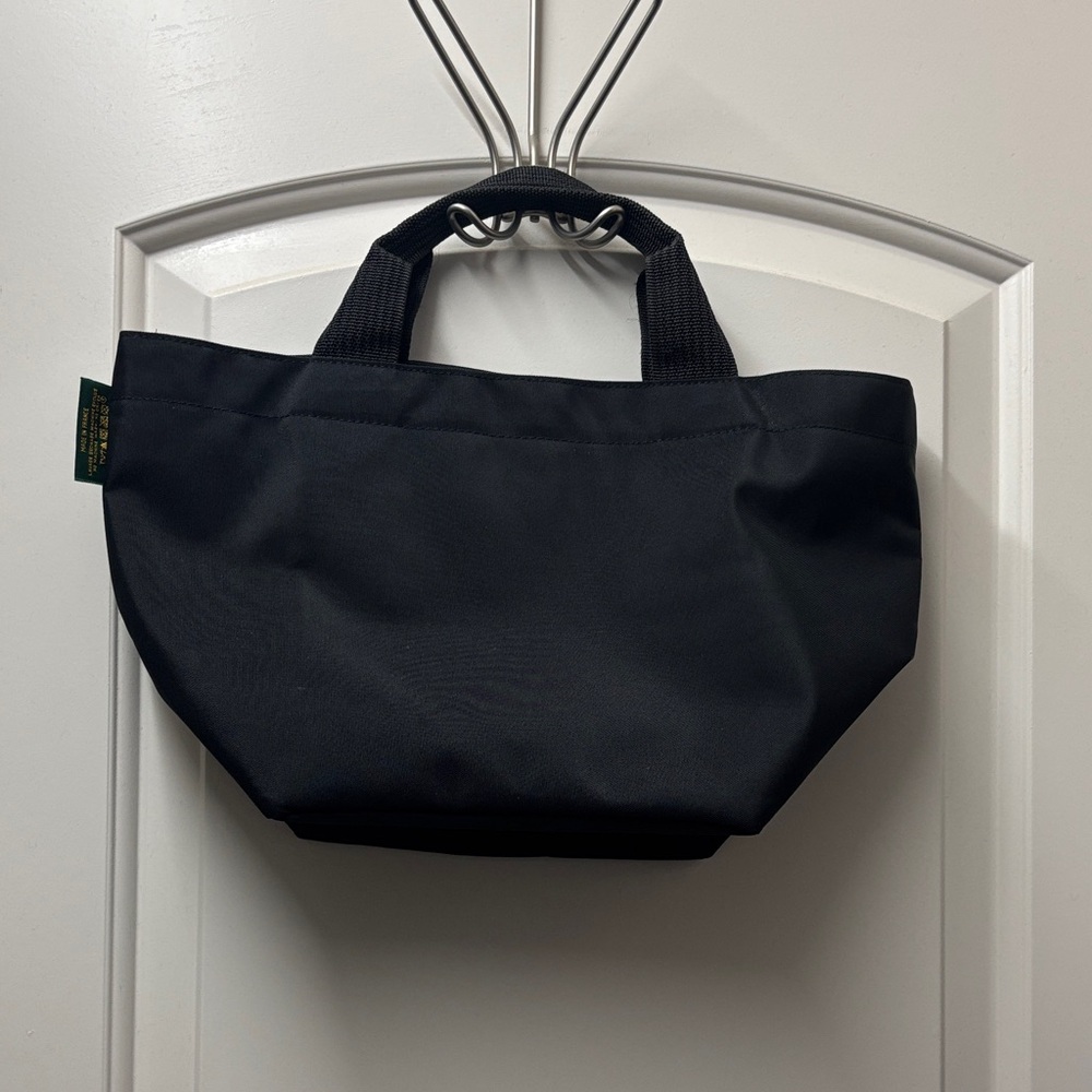 Herve Chapelier Small Black Tote Bag Top Handle